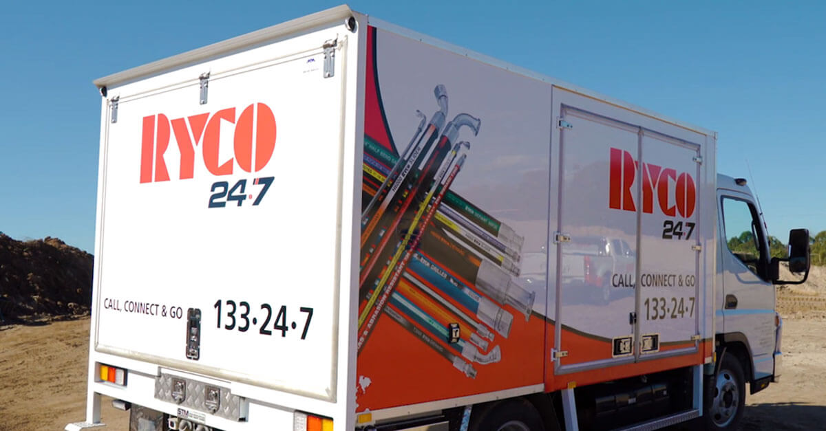 RYCO 24•7 On-Site Hydraulic Hose Replacement Services Australia and New Zealand
