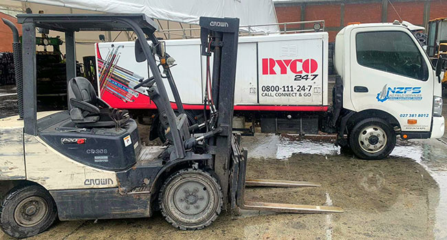RYCO 24•7 Wellington New Zealand Forklift Hydraulic Hose Repair